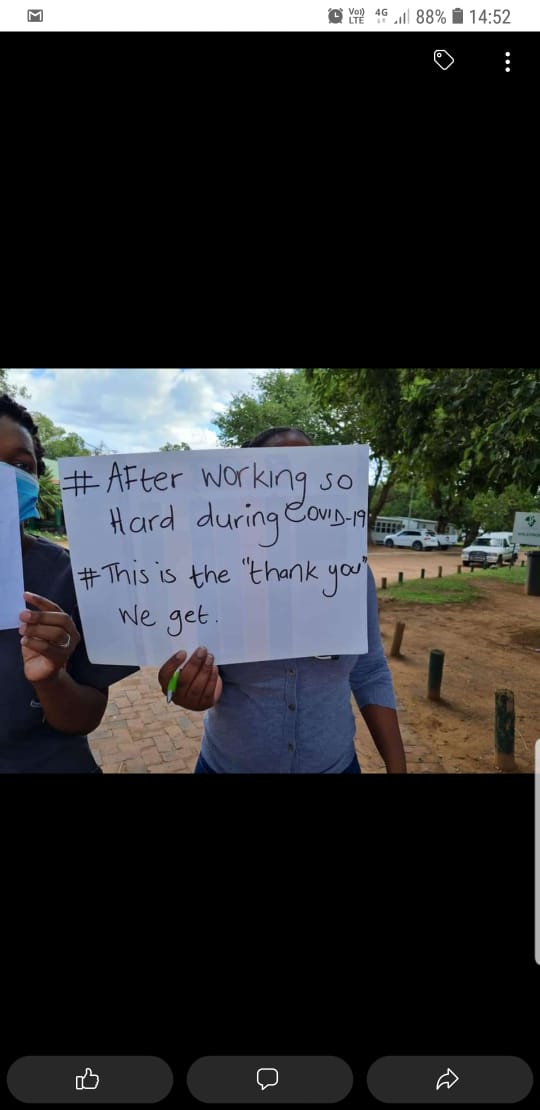 drrandima's tweet photo. Limpopo health in crisis
#NotoShiftWork
#COVID19
#ANCNEC
#BafanaBafana
#Saps https://t.co/ZzFdzmh2Nq