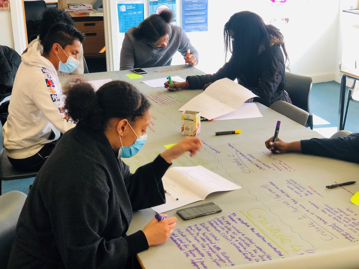 StCharlesSFC's tweet photo. 💡Our #StCharles #History students started their day in full color as they produced revision sheets from a range of engaging activities with Mr Twist!
#thesekidscan #loveschool #collegelife #alevels #sixthformstudy #historyrevision https://t.co/L9LYyp7Ezq
