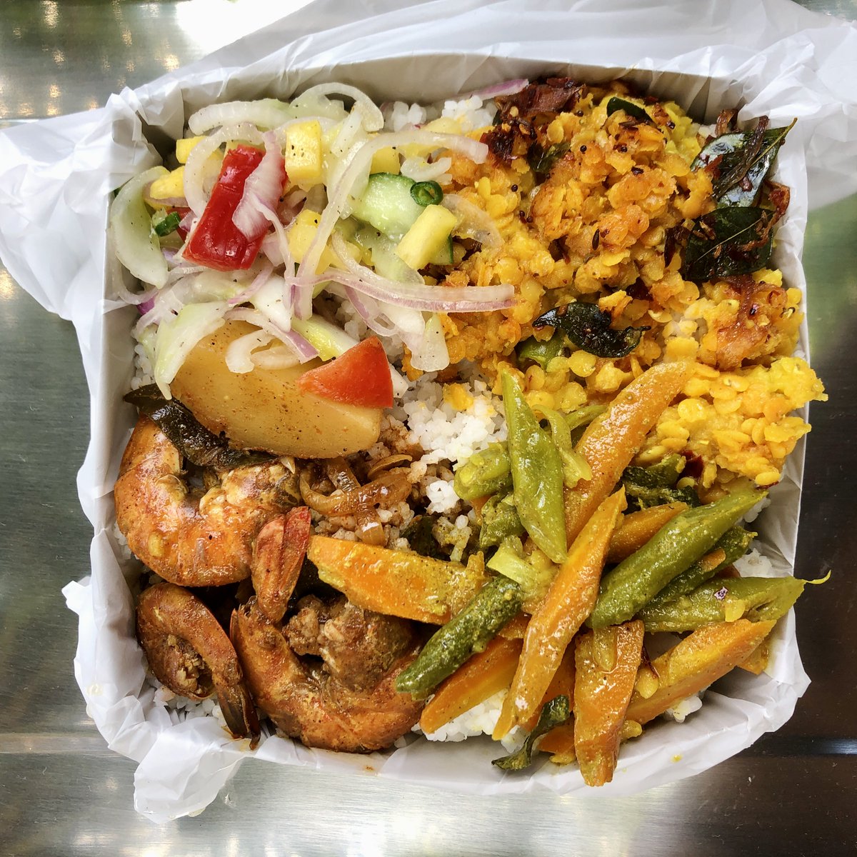 jccbatti's tweet photo. Home cooked Prawns 🍤 food pack ready for delivery 🚚 

Call 0771834045 &amp; place your order before 11AM Everyday.

#FoodApp #fooddelivery #Batticaloa #LKA https://t.co/B0wM7oSUzq