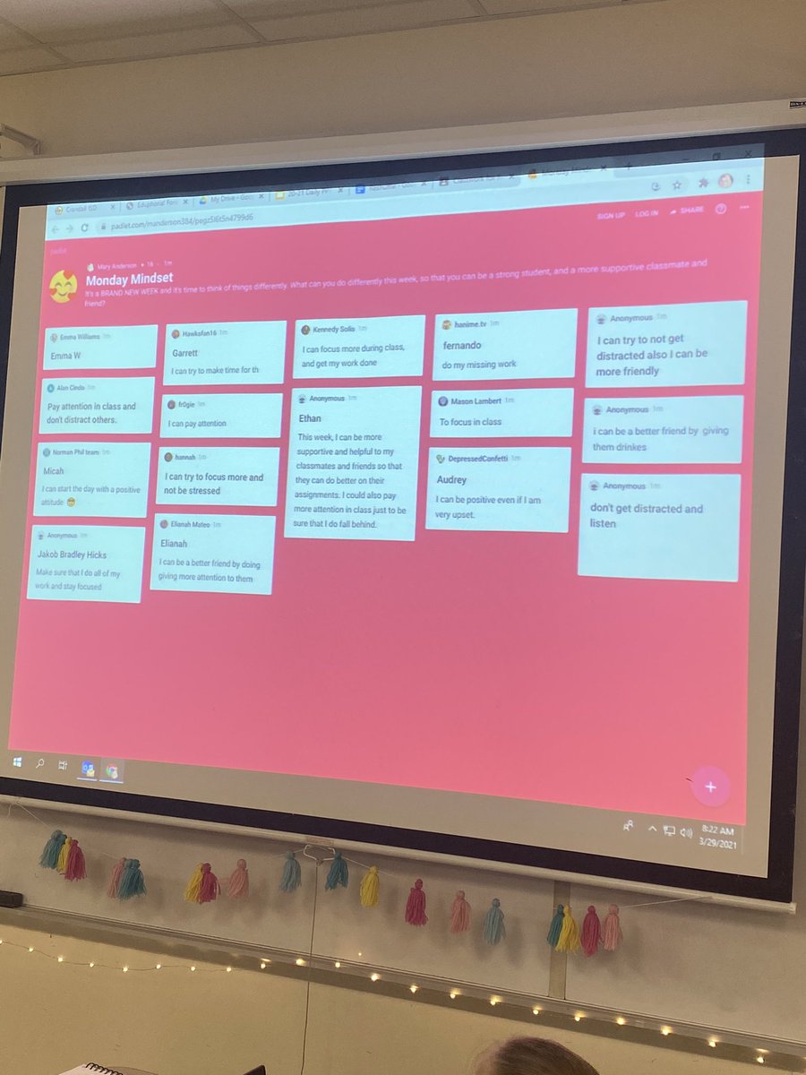 We are starting the week off with the right mindset and positive vibes! #MondayMindset #SELMatters <a href="/CISDWalker/">Walker ES</a>