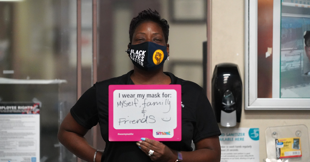 rideact's tweet photo. Good morning. CDC studies confirm that mask-wearing can prevent infection. Plus face coverings are required on public transit by federal mandate. We appreciate your collaboration, so we can continue to protect each other.
#IWearMyMaskFor #ACTransitStrong #StoptheSpread https://t.co/36COtx5Dxn