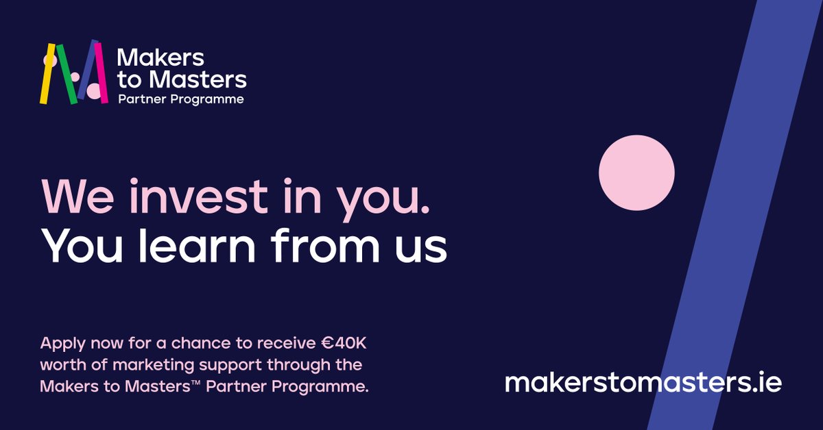 BradleyBrand_'s tweet photo. Bradley are still accepting online applications for our Makers to Masters™ partner programme; offering pro-bono marketing support worth €40K. Applications close soon, so if you are a rising star in craft and design sector, visit https://t.co/r14yodSFZt #Bradley #MakersToMasters https://t.co/3wdN9hnY45