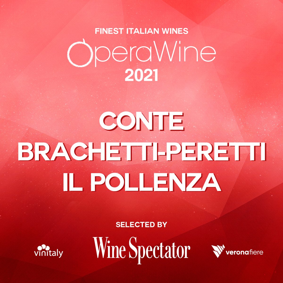 MyOperaWine's tweet photo. Wine Spectator has selected @ilpollenza for #OperaWine2021. https://t.co/bKZOhocrby
