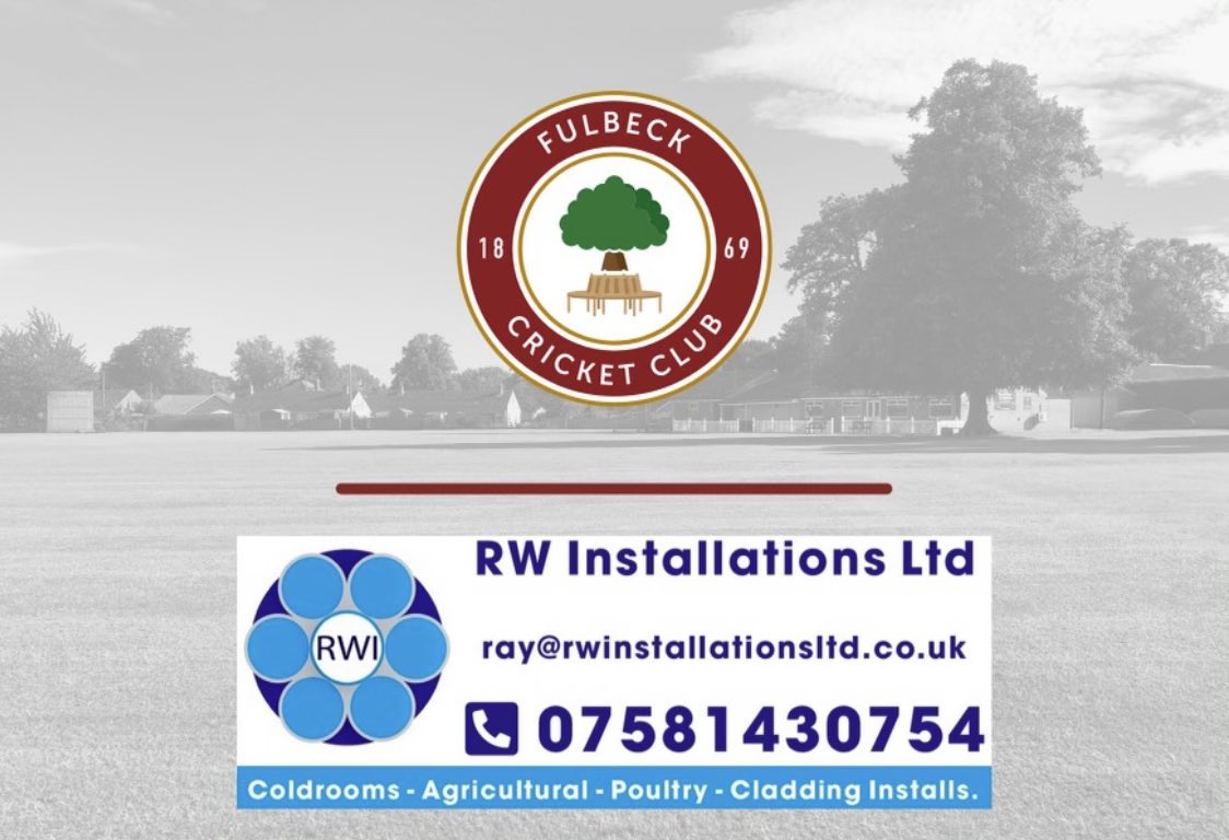 🚨SPONSOR ALERT🚨

We are proud to announce our newest club sponsor RW installations Ltd.

They run and supply labour to the coldroom/ cleanroom and firewall industry, working across the UK and always looking to expand!

Welcome to the Fulbeck CC team! 🏏🌲

#upthebeck #welcome
