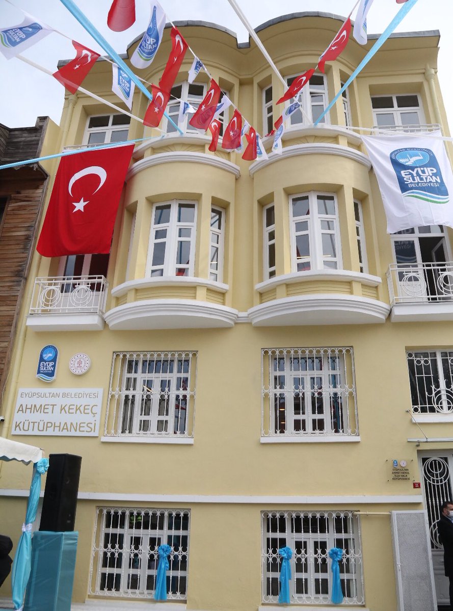 Eyüpsultan Belediyesi Ahmet Kekeç Kütüphanemiz hayırlı olsun 🎉