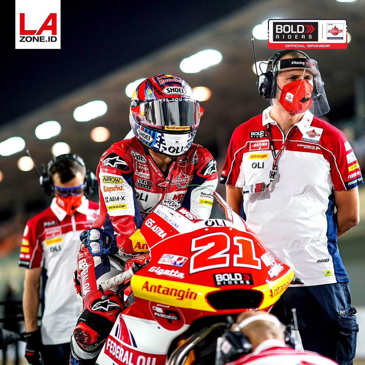 LAZoneid's tweet photo. Kemenangan emosional Diggia ini didedikasikan untuk Fausto Gresini, sang founder Gresini Racing Team yang meninggal dunia sesaat sebelum Season 2021 dimulai.
Jangan lupa dukung terus dan follow @boldriders Bro!
#LAzoneid #BoldRiders #LiveBold #motoGP https://t.co/0cz8ONmKSs