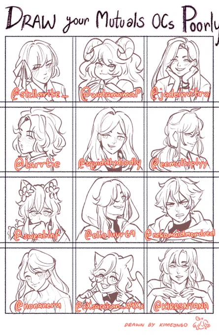 they are drawn in bare minimum ? 