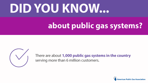 APGA's tweet photo. Did You Know... There are about 1,000 public #naturalgas systems in the country serving more than 6 million customers. #dyk https://t.co/3GISjNLUyC