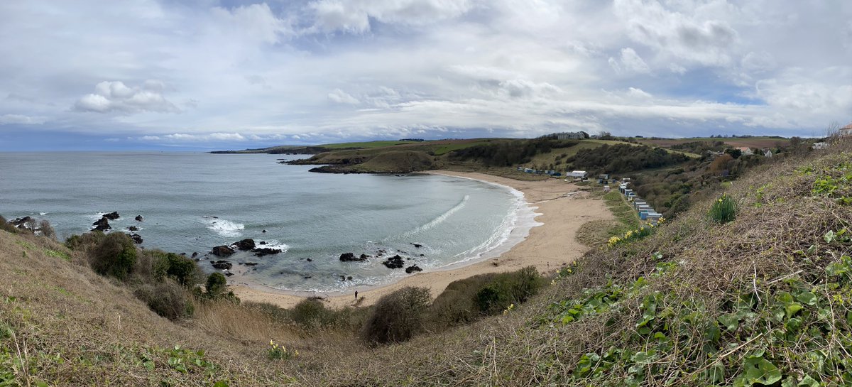 Giacopazzis's tweet image. Yesterday we took the chance to get outdoors ourselves and walked the coastal path to Coldingham Sands and St Abbs. The views are just stunning and reminded us of how very lucky we are to live on this coast especially during these times..@VisitBCoast