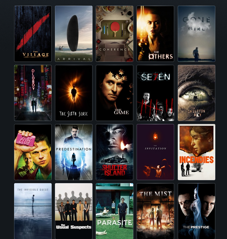 levmauc's tweet photo. El otro día os pregunté por películas cuyo giro final no os lo esperabais / os sorprendiese. Entre las casi 2.000 respuestas he realizado una lista que recoge 101 de las películas que vosotros mismos propusisteis. Podéis verla al completo aquí: https://t.co/PHzRgK4Uxh https://t.co/64LVfvbdC9