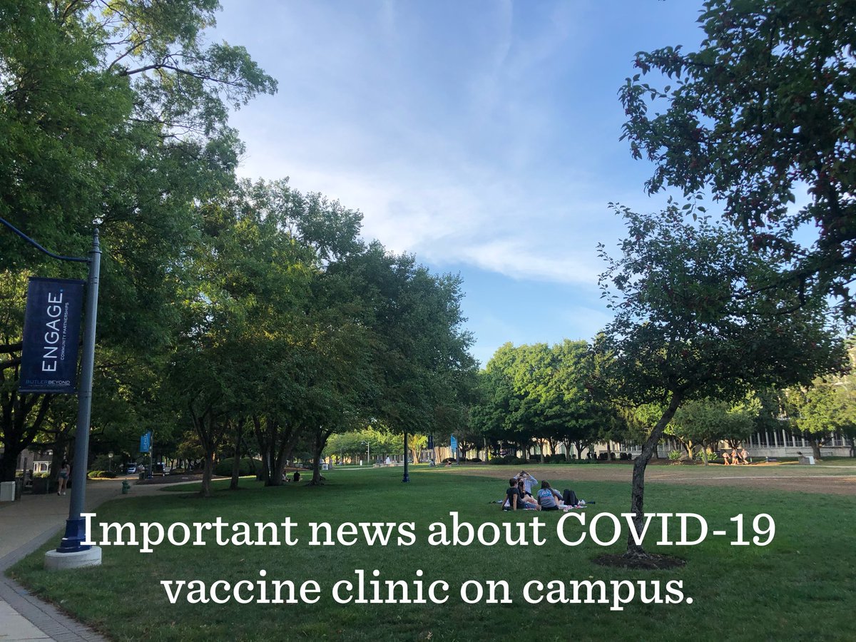 butleru's tweet photo. Students, check your email for more information, and complete this one-question survey by tomorrow night with your intent for the vaccine clinic! https://t.co/r2GbY9cZNx https://t.co/q052kbkrN7