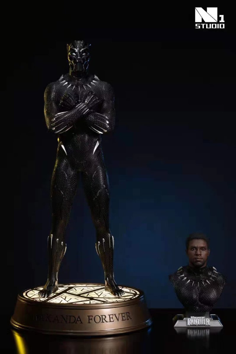 GHarbors's tweet photo. PO Link:https://t.co/mWS8KJaGJl
Brands: N1 Studio
Product: Black Panther
Height, Width, Length: 51cm, 26cm, 26cm
Est Release Date: Q4 2021
Note:
Deluxe version come with additional Chadwick Boseman head portrait

#Marvel #BLACKPANTHER #WakandaForever #gk #statue #gameharbors https://t.co/Zf8TCOksh5