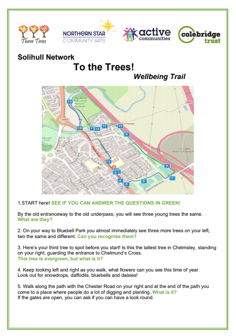 3Treescentre's tweet photo. Three Trees &amp; Northern Star have teamed up with Colebridge Trust to design a family walk for the Easter hols. Download the below or pop in to pick up your pack. Return the answer sheet to receive a prize just for entering, you'll also be entered into our prize draw! - Good Luck🍀 https://t.co/kY9vGL6vX4