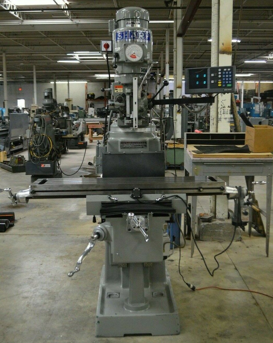Machinetoolcomm's tweet photo. Used Milling Machines For Sale - Sharp TMV Knee Milling Machine With Servo 150 Power Feed &amp; Acu-rite Dro https://t.co/Caaq6Ob4es 
#millingmachine #milling #Sharpmachine #usedmachinery #mfg #machinetools #machineshop #servodrive #usedmachinery #metalcutting #kneemill https://t.co/wpADRlEfBx