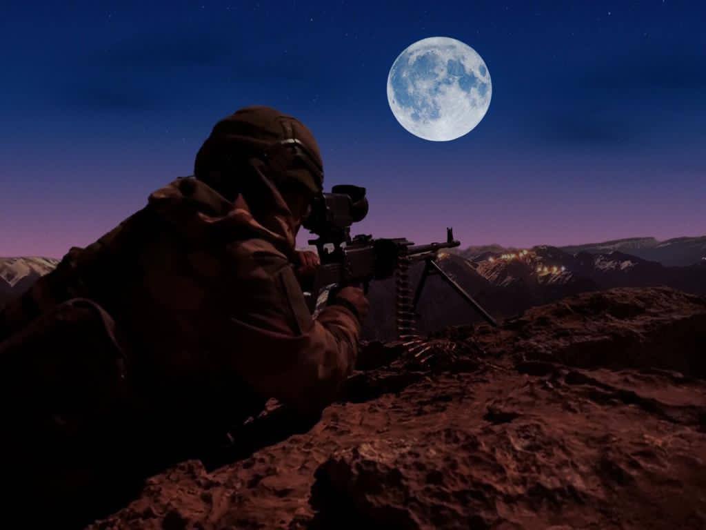 tcsavunma's tweet photo. Bize Ay Yıldız’ın ışığı yeter! 

📍Hakkari / Çukurca
 
Kahraman Komandolarımız dün gece 2173 rakımlı Tepe Üs bölgesinde icra ettikleri teröristle mücadele harekâtını #SüperAyın ışığında gerçekleştirdi. https://t.co/oaGW9QghOt