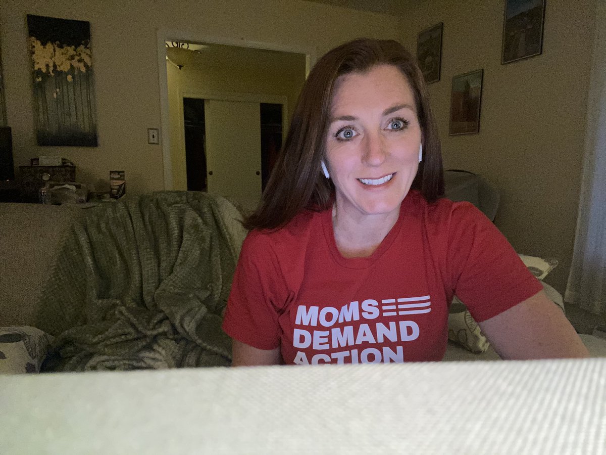 I don’t always wear red but when I do you can bet I’m advocating for common sense gun laws! #DELeg #watchUsWork #ExpectUs @MomsDemand @Everytown