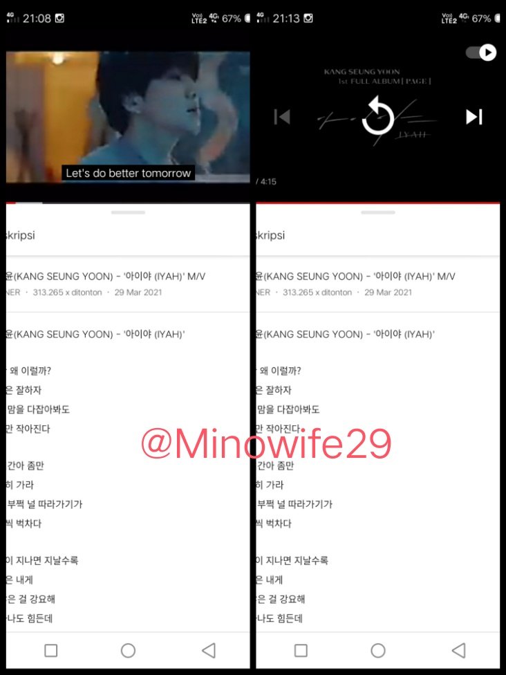 MinoWife29's tweet photo. @GgJinu Bismillahirrahmanirrahim ikutan hehe 
SEUNGYOON IYAH OUT NOW
#SEUNGYOON_IYAH_TODAY #KANGSEUNGYOON 
@official_yoon_ @yginnercircle https://t.co/vw4dJHlKjC