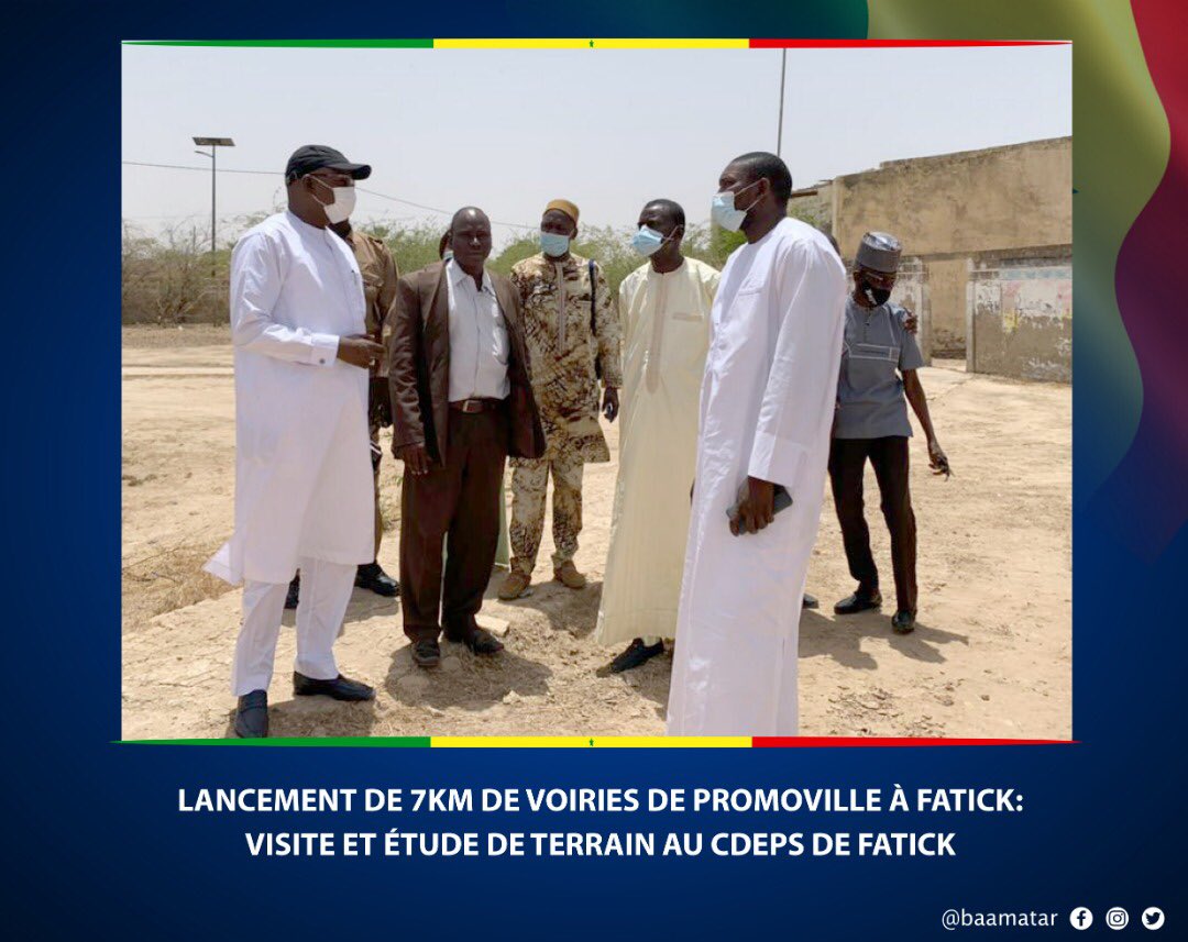 _MatarBA's tweet photo. En direct de Fatick : visite et étude de terrain au CDEPS de Fatick. 

#matarba🇸🇳 https://t.co/SDGdLQpQjT