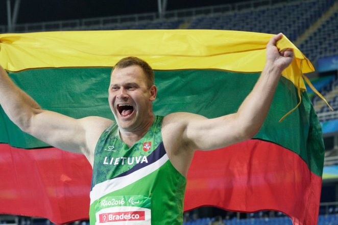 ParalympicsLTU's tweet photo. Paralympic champion Mindaugas Bilius re-elected as the president of the Lithuanian Paralympic Committee 🇱🇹👏🔥 https://t.co/zjUjwSSmWi