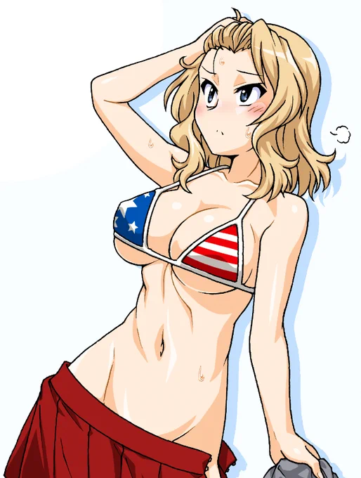 今日は暑かったので、おケイさん描きました 