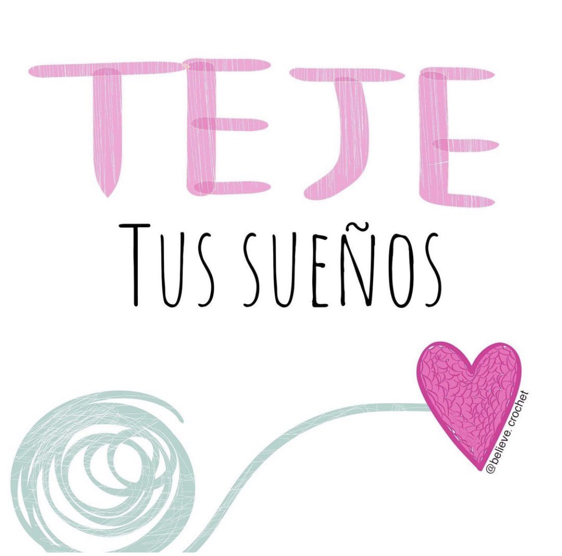 BelieveCrochet's tweet photo. ¡Feliz comienzo de semana!

Recuerda que puedes lograr lo que imaginas y más. 🧶 

#crochet #quotes https://t.co/awmr63xpj6