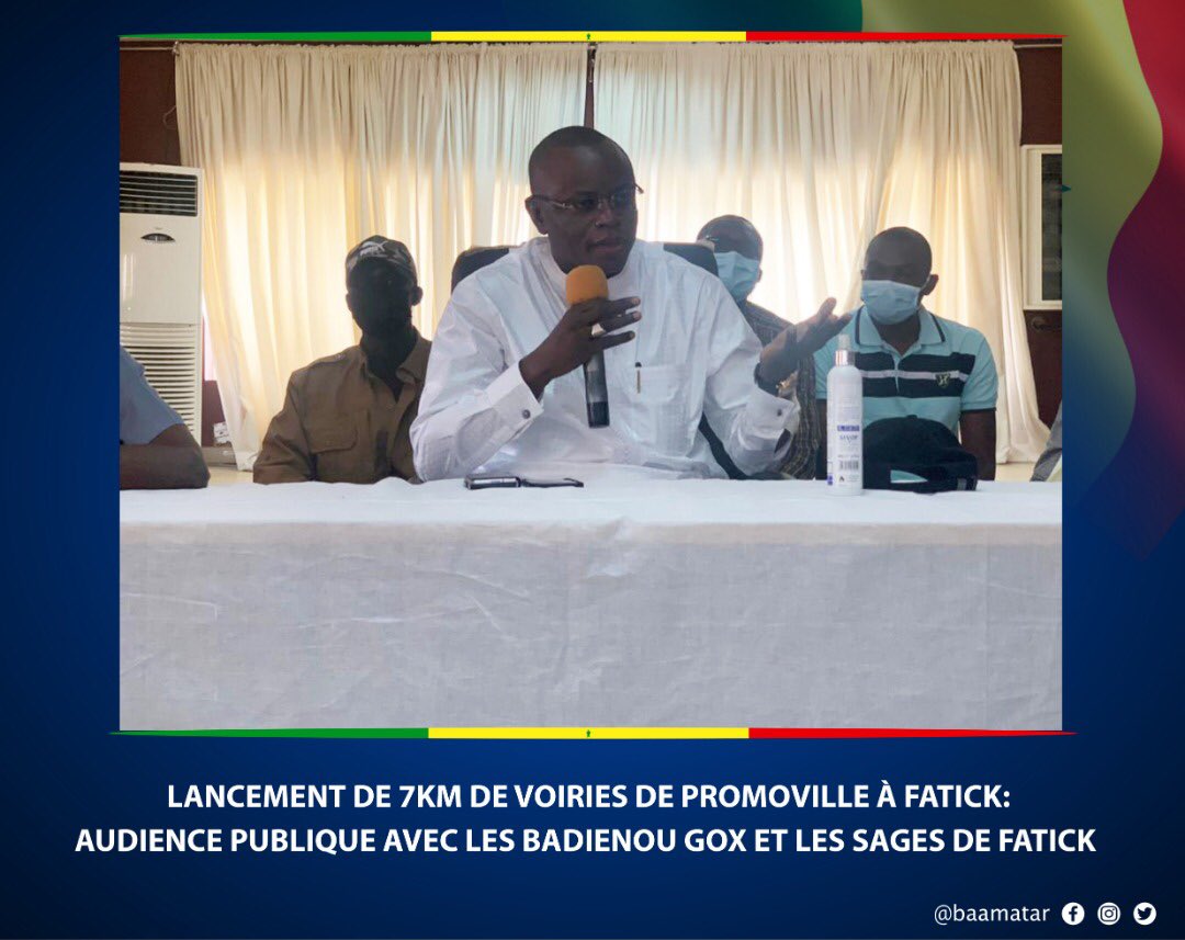 _MatarBA's tweet photo. Je suis présentement à Fatick en audience publique avec les Badienou Gox et les sages de Fatick.
#matarba🇸🇳 https://t.co/yl68EJvAtG