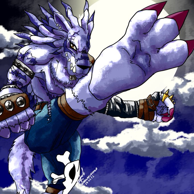 ワーガルルモンのtwitterイラスト検索結果