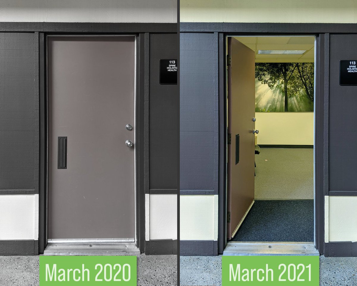 Spire_Holistic's tweet photo. March has flown by! It feels good to look at where we are at this year compared to last. In juxtaposition to cancelling appointments as the world shutdown, we are fortunate enough to be helping even more patients than last month 🙏🏻

What are you proud of accomplishing this month? https://t.co/Ti0igKwQCl