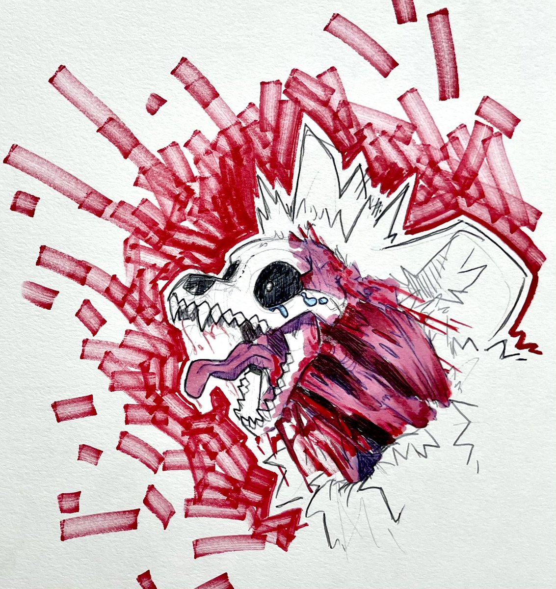 ZillionRoss's tweet photo. Daily sketches

CW: Blood/Gore 

(first page reads in columns right to left)

This weekend I tried to ween myself off my antidepressants as they weren’t working but ended up getting something called “Sensory Overload”

It’s a common side effect with ADHD, and can be traumatizing https://t.co/fwj4fwBkcR