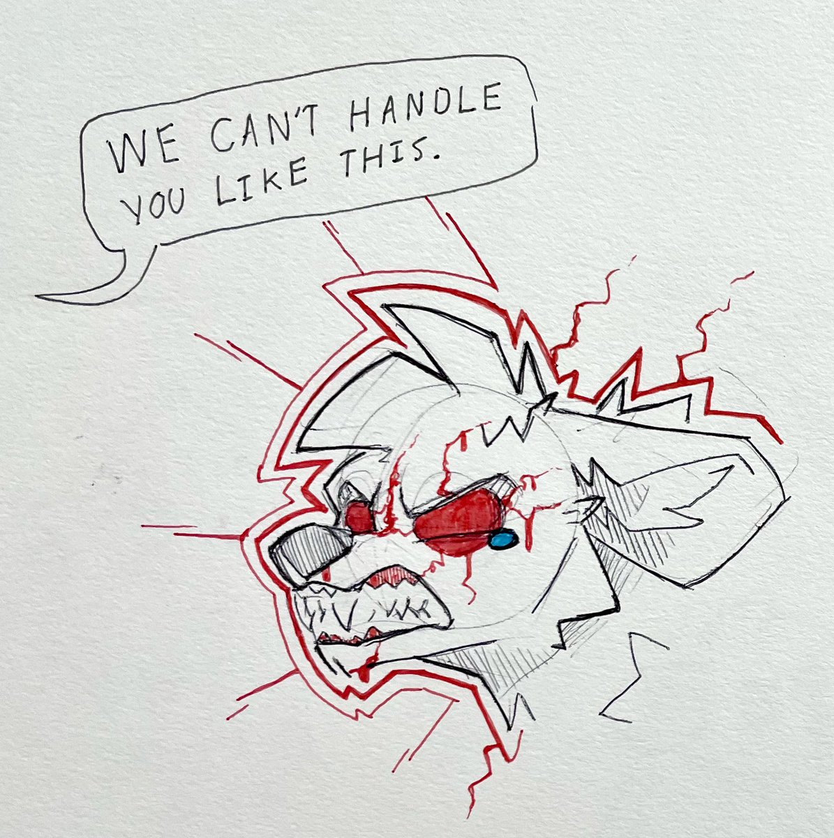 ZillionRoss's tweet photo. Daily sketches

CW: Blood/Gore 

(first page reads in columns right to left)

This weekend I tried to ween myself off my antidepressants as they weren’t working but ended up getting something called “Sensory Overload”

It’s a common side effect with ADHD, and can be traumatizing https://t.co/fwj4fwBkcR