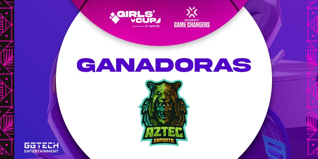 💜 ¡Felicitaciones a las ganadoras definitivas de #LogitechGGirlsCUP #VCTGameChangers! 
@esportaztec se corona como la escuadra ganadora de la competencia demostrando su talento y habilidades en cada enfrentamiento. ¡Enhorabuena! 🥳

#KeepPlaying 
<a href="/LogitechMex/">Logitech México</a>
<a href="/VALORANTLATAM/">VALORANT</a>