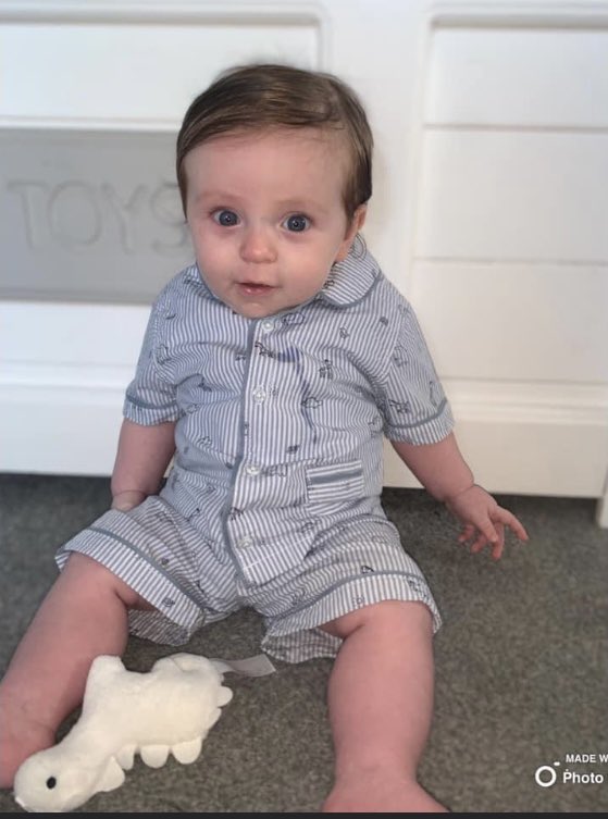 My heart aches for the most precious thing in the world. My beautiful grandson Lenny ❤️❤️