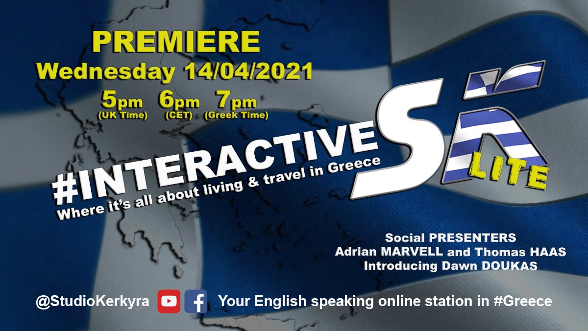 StudioKerkyra's tweet photo. The new season starts here... https://t.co/ITmuBua2uh 
on Wednesday 14th April 7pm Greek time, 5pm UK time.
#greece #travelupdate #history #art #culture #food #holiday #living #corfu https://t.co/Hu8cAIgOax