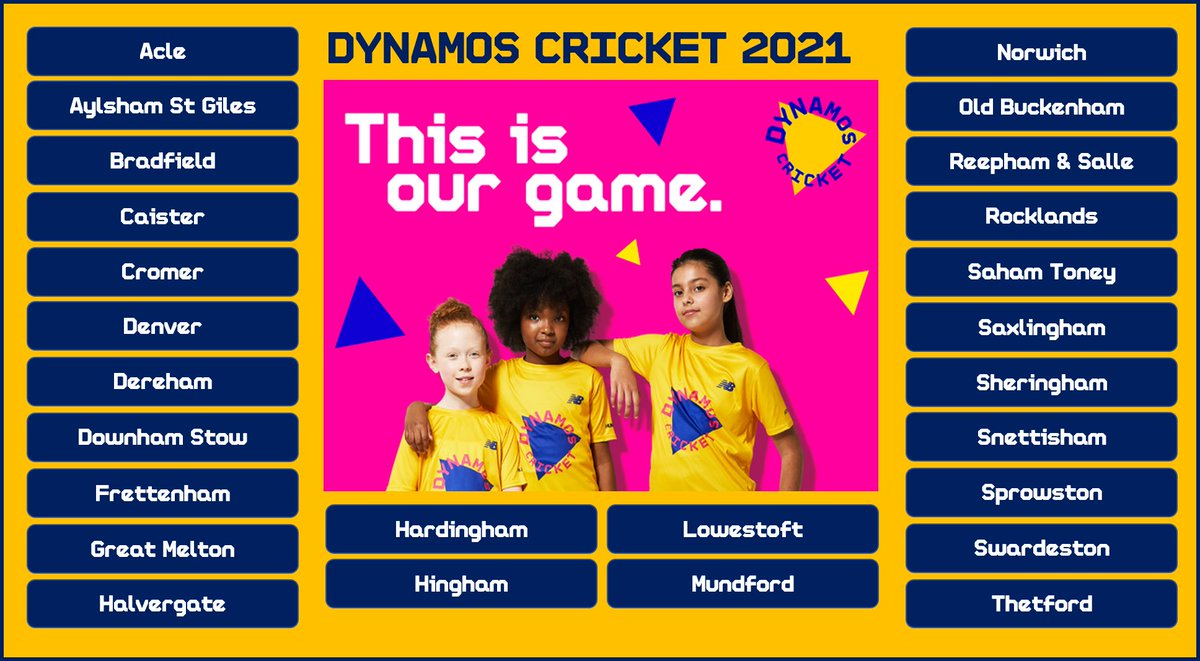 Cricket returns with unprecedented interest in All Stars Cricket and Dynamos Cricket 🏏 

Find your local Norfolk Clubs today! 

🌟 allstarscricket.co.uk
💥 dynamoscricket.co.uk

Full Article - norfolkcricket.co.uk/cricket-return…