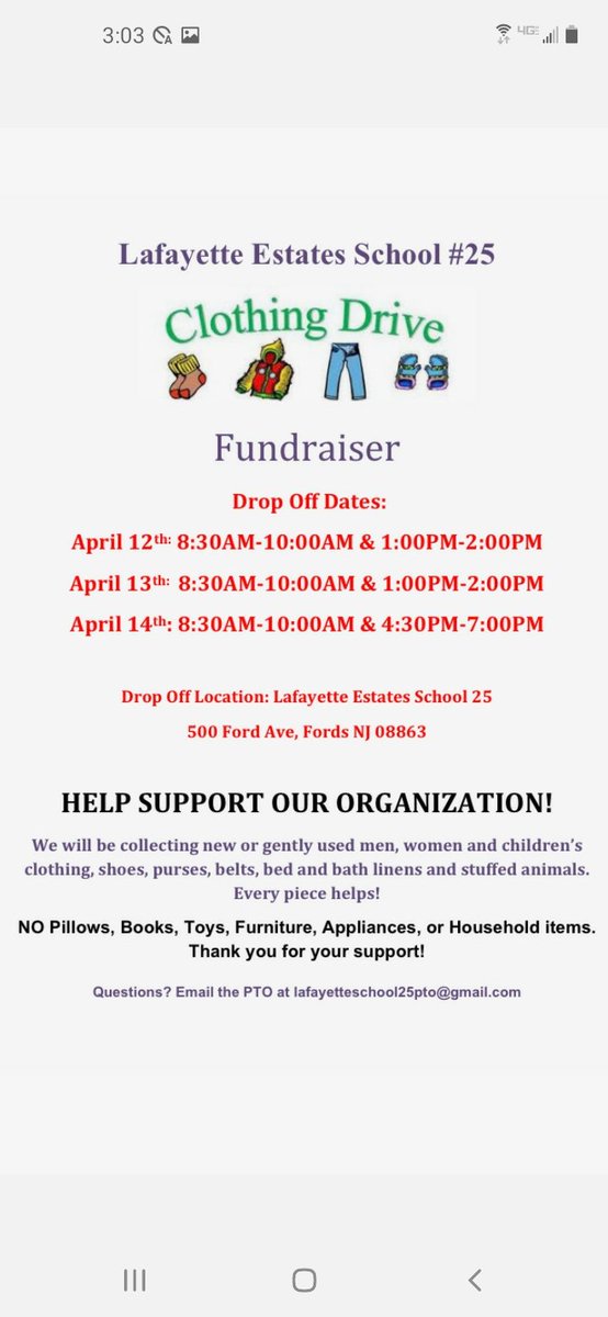 Look! You get to clean up AND do good! <a href="/25Lafayette/">Lafayette Estates School #25</a>