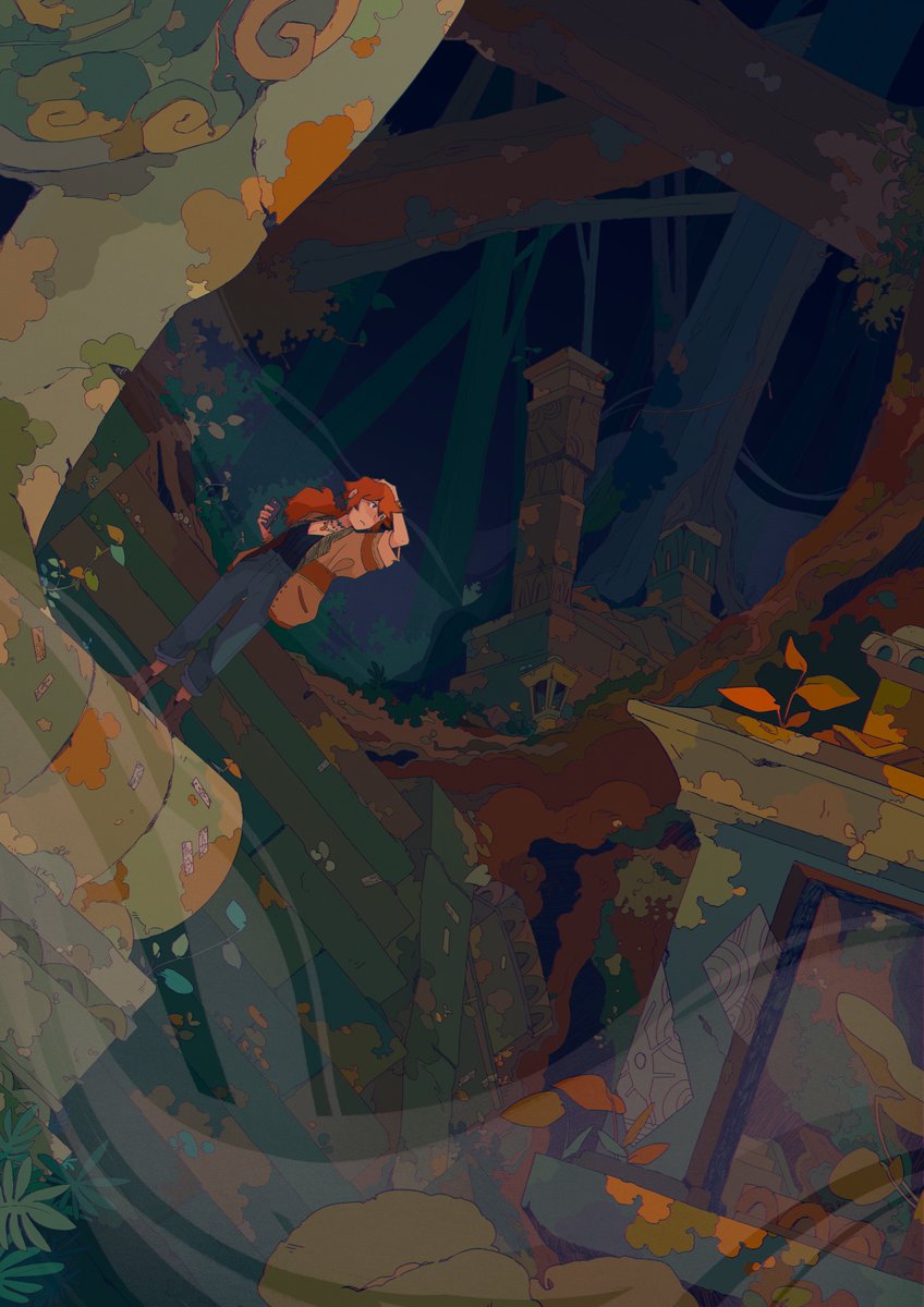 Ortiies's tweet photo. Hey there #VisibleWomen ! I'm Hortense, French illustrator, these days I'm also doing bg for Cartoon Saloon. 
My personal work is mainly people vibing in cool places I wish I could go to

🌿 https://t.co/91cZ1RNhY6 https://t.co/6Z3JtEGncQ