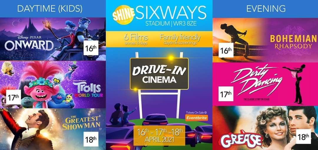 AdvantageDigi's tweet photo. #WorcestershireHour events are starting up again at last 😍. Check out this event @ShineCinemaHire are hosting in 3 weeks using our LED screens in Worcester. https://t.co/4HD8m576yh