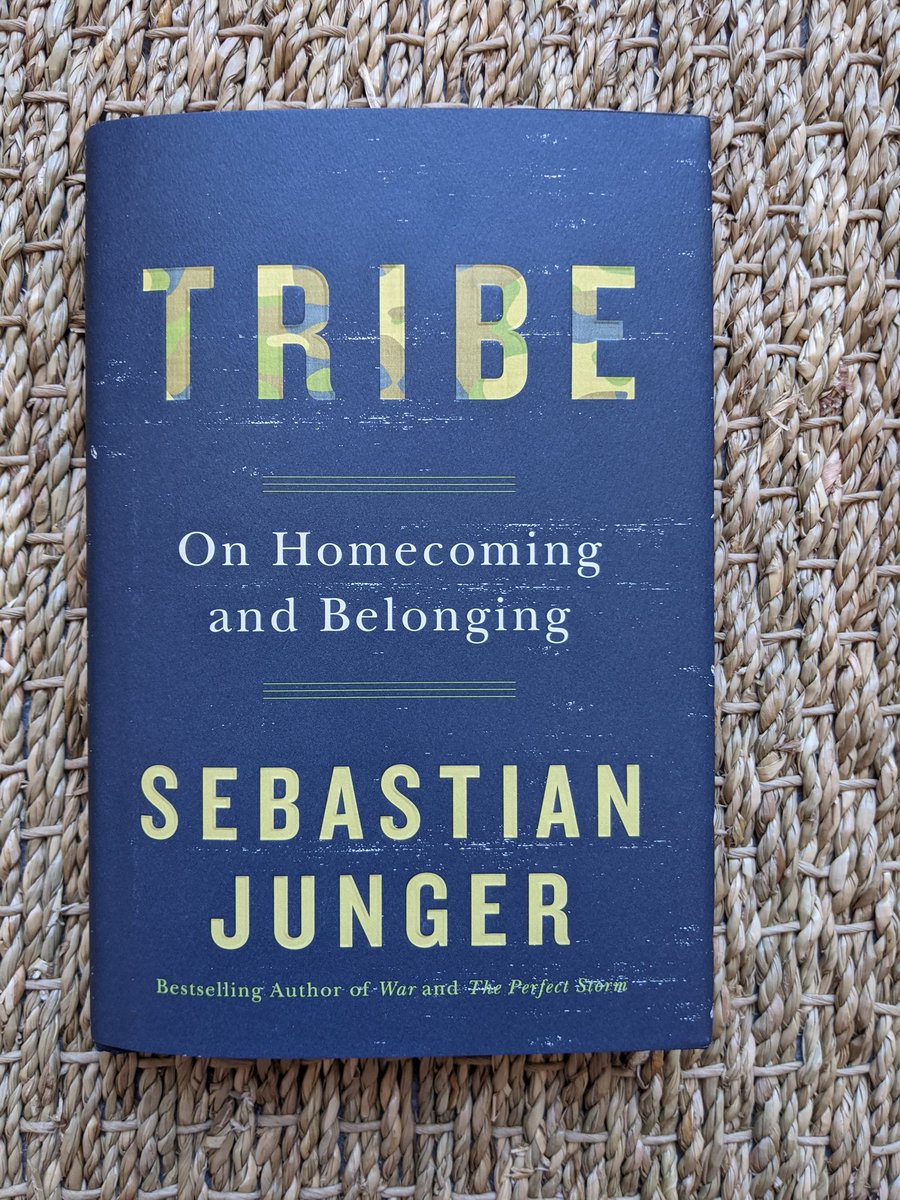 adamsfuller's tweet photo. Had this on the shelf for years and finally cracked it open -- so happy I did, perfect timing, and essential reading.

Strong narrative, non-partisan, non-victim, tribal strength and healing. Thank you for the perspective, @sebastianjunger https://t.co/4YMFsGV5qf