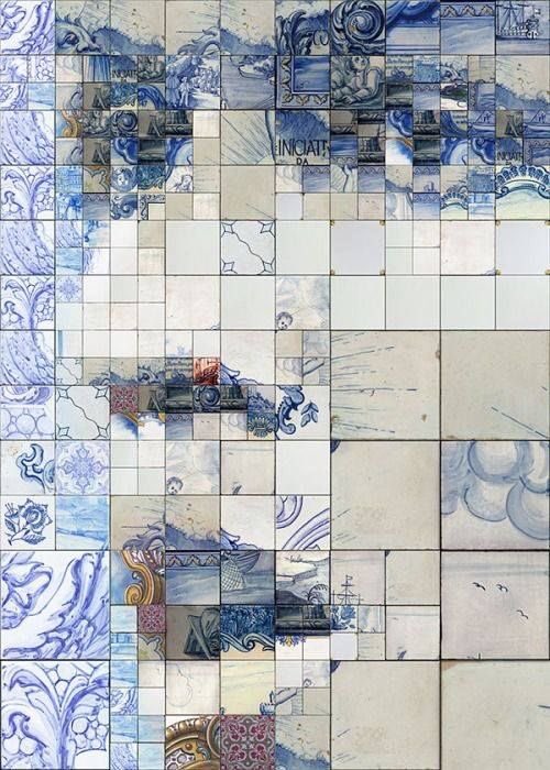 catomaro's tweet photo. Wall tiles portrait. #ceramics #ceramicart #tiles #tilesart #portrait #wallart #wall #wallportrait #patchwork #patchworkart https://t.co/bf5mU7D8W9