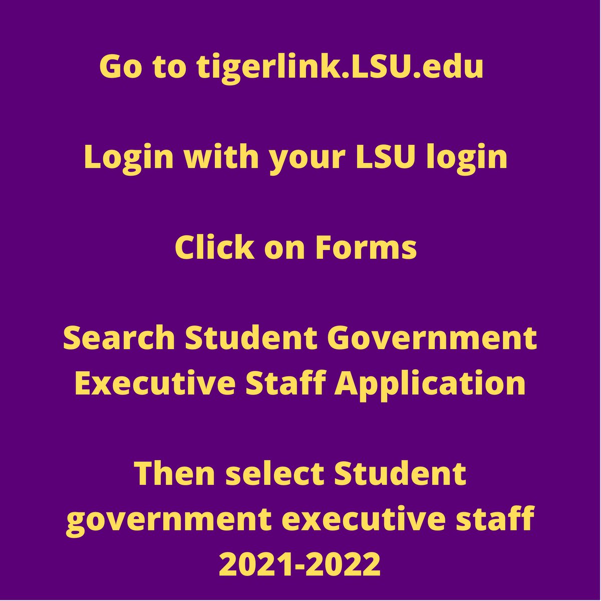 Apply now on TigerLink using the link in our bio!