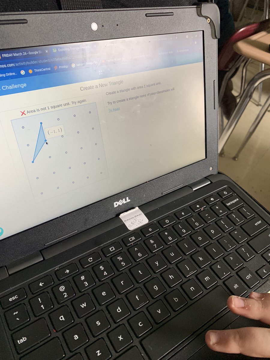 mrsboydmath's tweet photo. Using @Desmos to explore area of triangles!! https://t.co/G6leBhUZzO