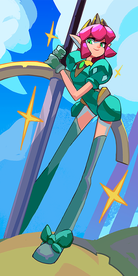 _momobucket's tweet photo. my character Catherine from that #indiedev #unity project I posted earlier, also added a bonus pic of her with her buddies https://t.co/KAhsAm1Fj5