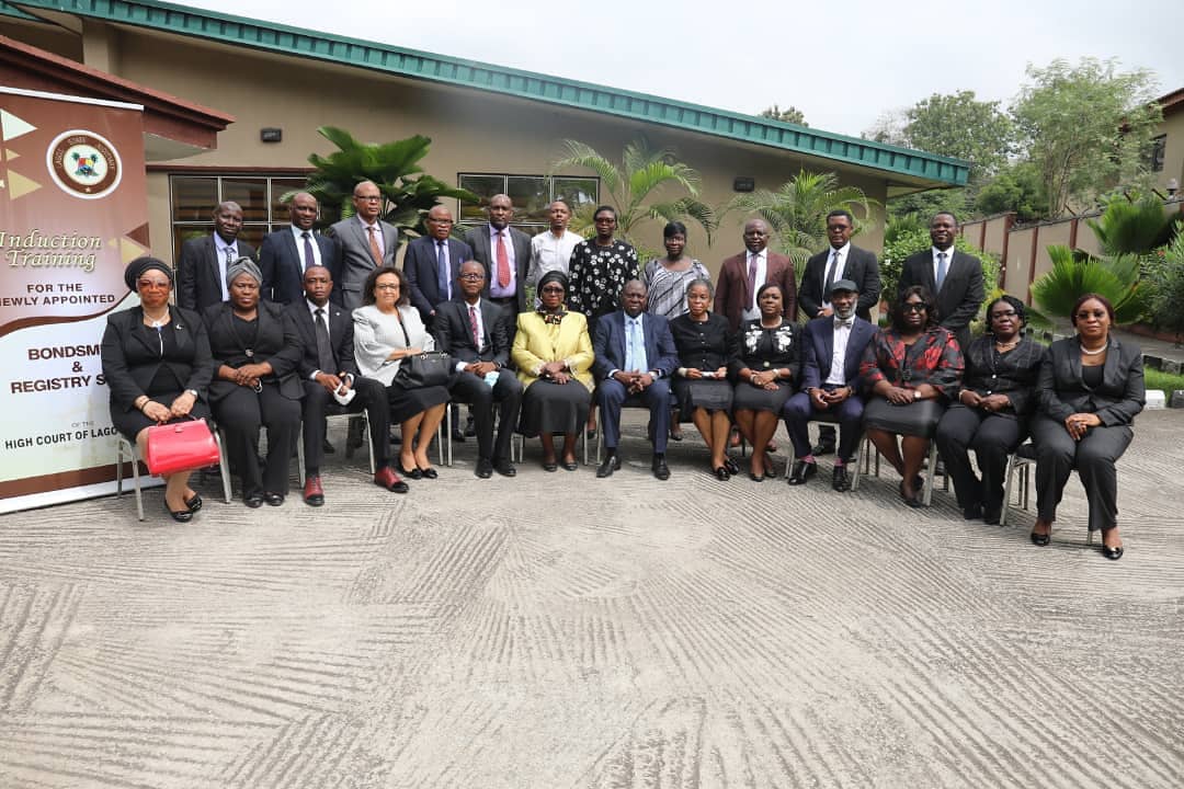 OfficeJudge's tweet image. Induction Course For Newly Appointed Bondsmen &amp;amp; Registry Staff Of The High Court Of Lagos, Held At The Training Centre Today Monday, 29th March,  2021.
@followlasg @LagosMoj
@JusticeAlogba
@drobafemihamzat
@jidesanwoolu
#InductionCourse 
#ForAGreaterLagos