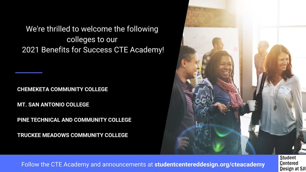 We're so excited to welcome 4 stellar colleges working to connect their #CareerTechEd students to vital benefits and resources! <a href="/chemeketa/">Chemeketa Community College</a> <a href="/MtSAC/">Mt. SAC</a> <a href="/pinecollege/">Pine Technical & Community College</a> <a href="/minnstateedu/">Minnesota State</a> <a href="/tmccnevada/">Truckee Meadows Community College</a> 
 
We kick off this week! Follow this space &amp; our website (in bio) for updates! #comm_colleges