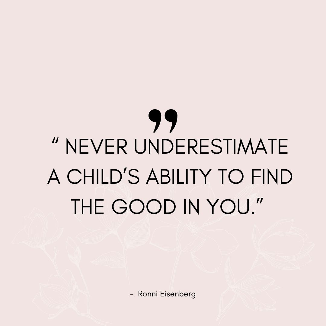 Organizangelist's tweet photo. โ Never underestimate a childโs ability to find the good in you.โ
- Ronni Eisenberg
#productivityquotes #organizeit #organizationgoals #professionalorganizers #freedomoftime #homehacks https://t.co/nbIXtBgmGU