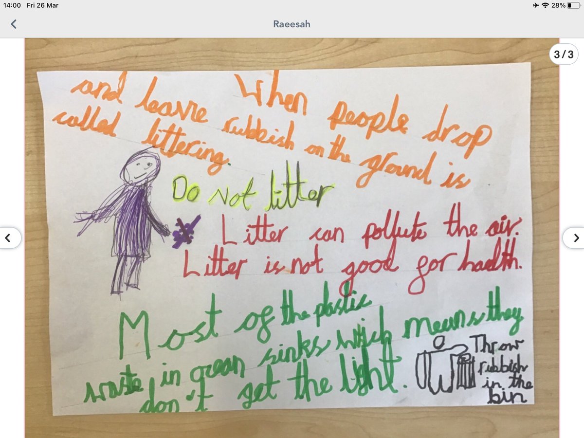 .And here are some excellent posters from children at #UplandsInfants School particularly looking at litter and plastic pollution #LitterLessTogether #LitterLessCampaign #LitterLessLeicester <a href="/EcoSchools/">Eco-Schools England</a>