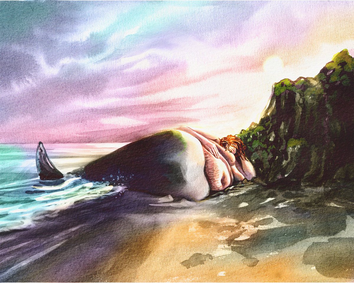 fugitiverabbit's tweet photo. Hi #VisibleWomen! My name is Ruby.✨ I'm a fat, queer illustrator who also dabbles in comics. My work centers on nature, pop-surrealism, and fat liberation. 🎨💙

🖼️I also run a blog/photo collection, Fat Photo Ref, for artists who want to include fat folks in their art. (1/2) https://t.co/sPthKeDGnC