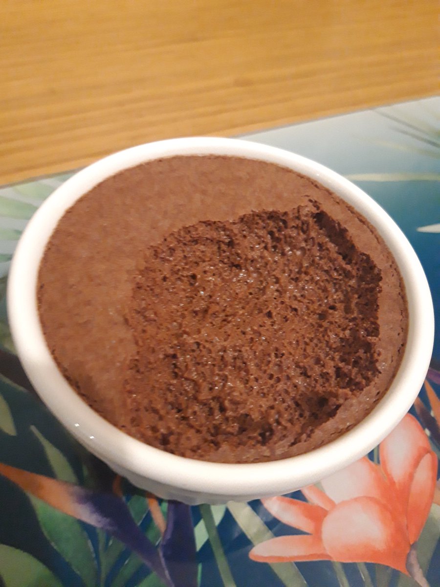 Vegan chocolate mousse I made is yummy - will never throw away the water from a can of chickpeas again! #Vegan #baking