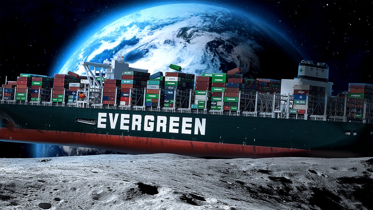 TheOnion's tweet photo. Dismayed NASA Announces Massive Cargo Ship Stuck Between Earth And Moon https://t.co/wRc1rwGLqU https://t.co/5kXFZ3XYWX