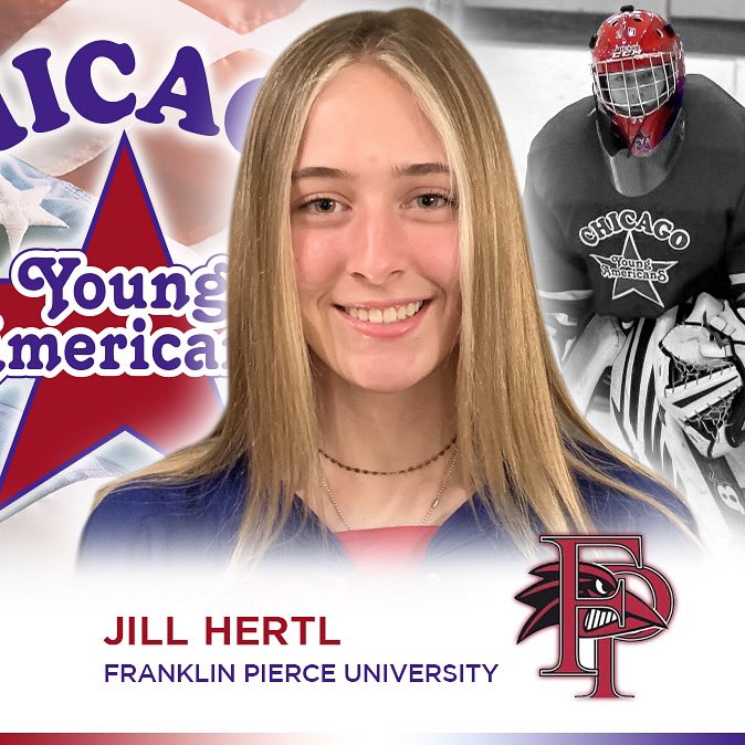 cyagirlshockey's tweet photo. Congrats to Jill Hertl on her commitment to Franklin Pierce University.

#CYAproud
#CYAfamily
#cultureofcharacter 

Full story here:

https://t.co/2a6Y36U7uR https://t.co/1mEWfFTnqU
